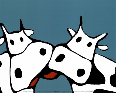 Cow Kiss by Sophie Baugas Pricing Limited Edition Print image