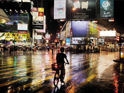 Vélo De Nuit by Christophe Jacrot Pricing Limited Edition Print image