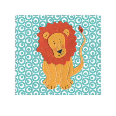Fuzzy Lion by Catherine Colebrook Pricing Limited Edition Print image