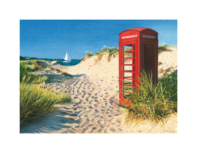 Beach Kiosk by Margaret Heath Pricing Limited Edition Print image