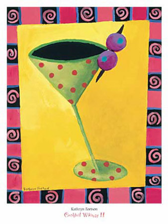 Cocktail Whimsy Ii by Kathryn Fortson Pricing Limited Edition Print image