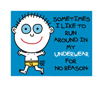 Run Around Underwear by Todd Goldman Pricing Limited Edition Print image