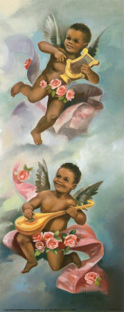 Black Cherubs by Lopez Pricing Limited Edition Print image