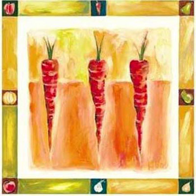 Carrots Mosaic by Heinz Voss Pricing Limited Edition Print image