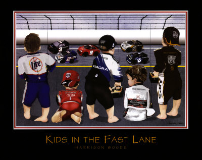 Kids In The Fast Lane by Harrison Woods Pricing Limited Edition Print image