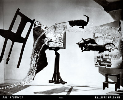 Dali Atomicus by Philippe Halsman Pricing Limited Edition Print image