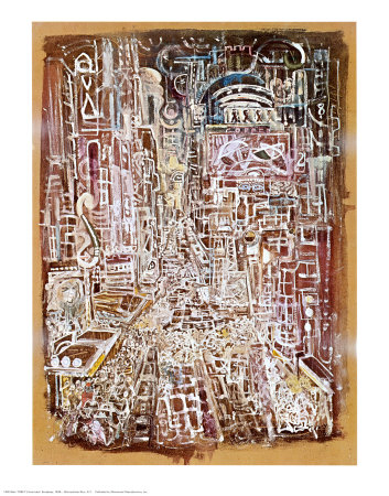 Broadway, 1936 by Mark Tobey Pricing Limited Edition Print image