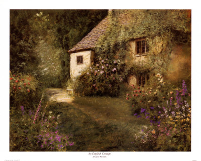 An English Cottage by Dwayne Warwick Pricing Limited Edition Print image