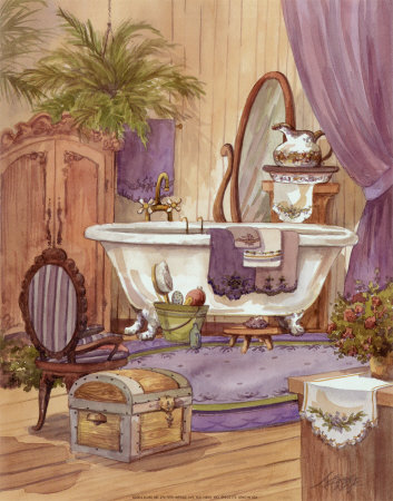 Victorian Bathroom I by Jerianne Van Dijk Pricing Limited Edition Print image