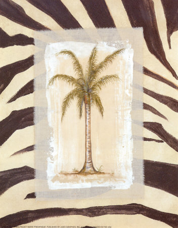 Zebra Palm Ii by Marie Frederique Pricing Limited Edition Print image