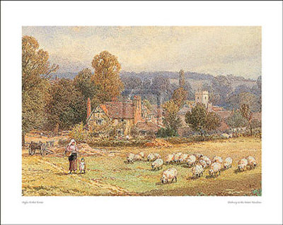 Pathway To The Water Meadows by Myles Birket Foster Pricing Limited Edition Print image