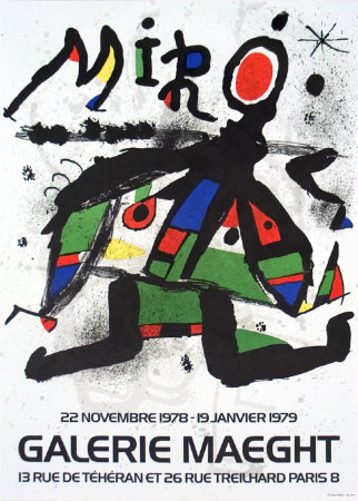 Lithographie Originale, 1979 by Joan Miro Pricing Limited Edition Print image