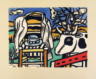 La Chaise, 1952 by Fernand Leger Pricing Limited Edition Print image