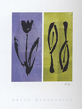 Tulip And Two Flowers by Marie Peppercorn Pricing Limited Edition Print image