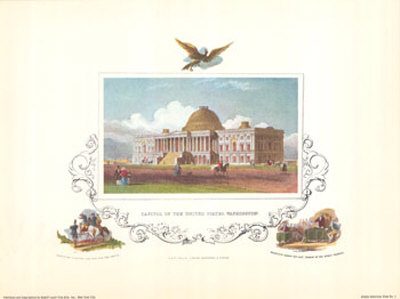 Washington D.C., Capitol Of The U.S. by Hinton Pricing Limited Edition Print image
