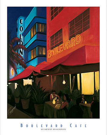 Boulevard Cafe by Kenny Beberman Pricing Limited Edition Print image