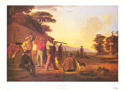 Shooting For The Beef by George Caleb Bingham Pricing Limited Edition Print image