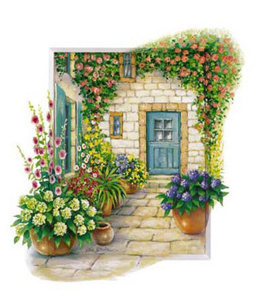 Blossoming Courtyard by Eric Erwin Pricing Limited Edition Print image