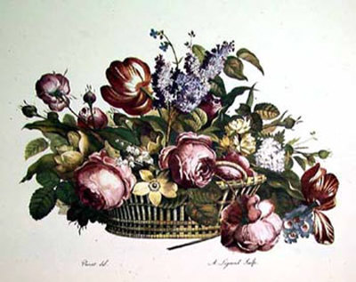 Basket Of Flowers I by Jean Louis Prevost Pricing Limited Edition Print image