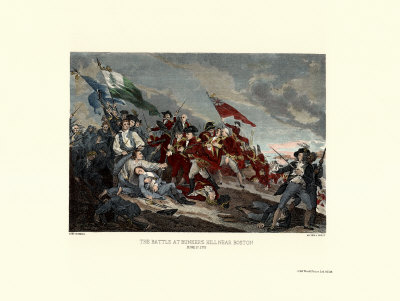 Battle Of Bunker Hill by John Trumbull Pricing Limited Edition Print image