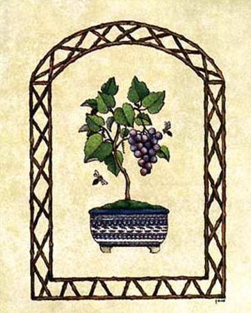 Grape Topiary by Jennifer Blume Pricing Limited Edition Print image