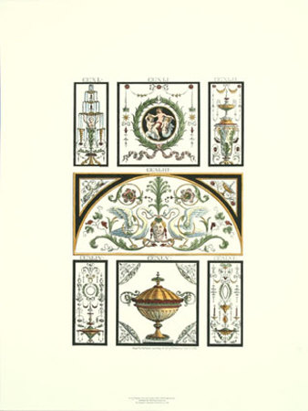 Pergolesi Decorative Panel Viii by Michelangelo Pergolesi Pricing Limited Edition Print image