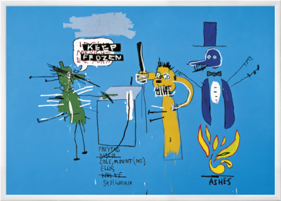 The Dingoes That Park Their Brains With Their Gum, C.1988 by Jean-Michel Basquiat Pricing Limited Edition Print image