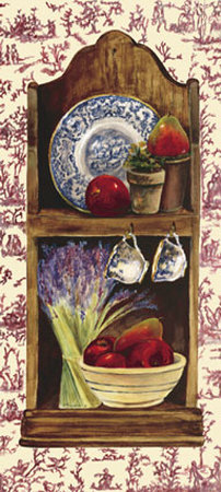 Apples & Toile No. 2 by Consuelo Gamboa Pricing Limited Edition Print image