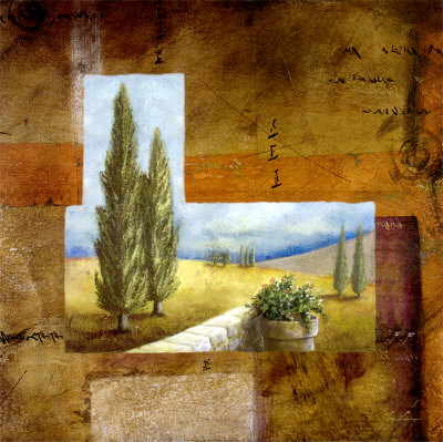 Tuscan Collage I by Marie Frederique Pricing Limited Edition Print image