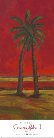 Crimson Palm I by Mindeli Pricing Limited Edition Print image