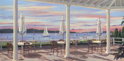 Tables By The Bay by Carol Saxe Pricing Limited Edition Print image