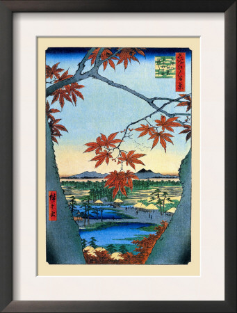 The Maple Trees by Ando Hiroshige Pricing Limited Edition Print image