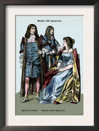 Sheriff Of London And Caviliers Under Charles Ii, 17Th Century by Richard Brown Pricing Limited Edition Print image