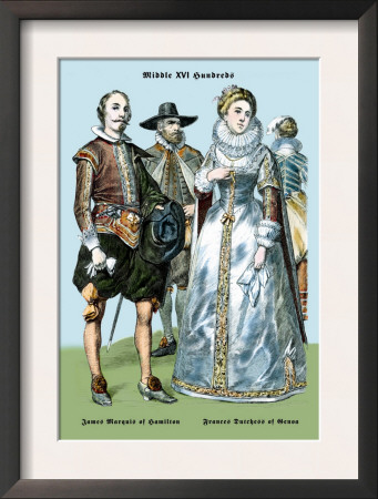 James Marquis Of Hamilton And Francis Dutchess Of Genoa by Richard Brown Pricing Limited Edition Print image