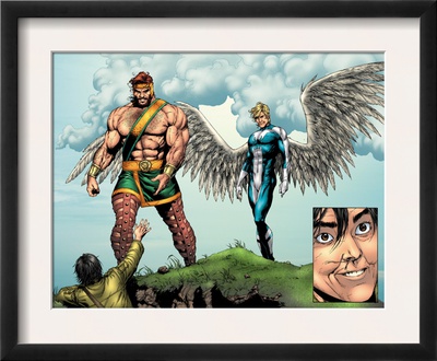 Incredible Hulk #106 Group: Cho, Amadeus, Hercules And Angel by Gary Frank Pricing Limited Edition Print image