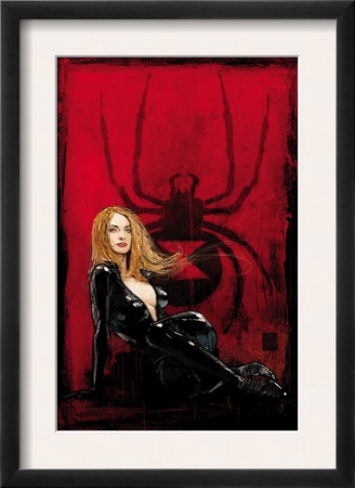 Daredevil #63 Cover: Black Widow by Alex Maleev Pricing Limited Edition Print image