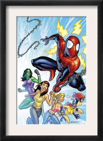 King-Size Spider-Man Summer Special #1 Cover: Spider-Man, Mary Jane Watson And She-Hulk by Salva Espin Pricing Limited Edition Print image