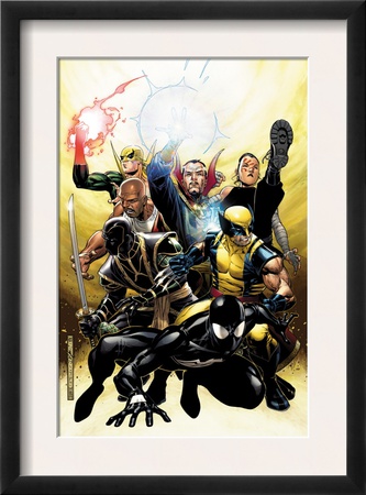 New Avengers Annual #2 Cover: Spider-Man, Wolverine, Ronin And Dr. Strange by Jim Cheung Pricing Limited Edition Print image