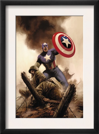 Captain America Theater Of War: America The Beautiful #1 Cover: Captain America by Steve Epting Pricing Limited Edition Print image