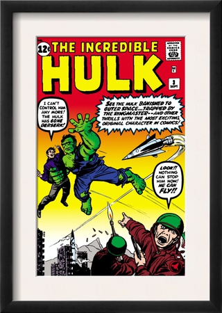 Incredible Hulk #3 Cover: Hulk, Jones And Rick by Jack Kirby Pricing Limited Edition Print image
