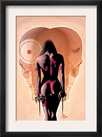 Bullseye Greatest Hits #4 Cover: Elektra, Bullseye And Daredevil by Mike Deodato Jr. Pricing Limited Edition Print image