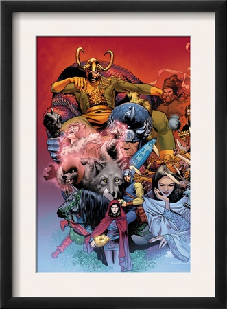 Thor: Tales Of Asgard By Stan Lee & Jack Kirby #3 Cover: Loki Fighting by Olivier Coipel Pricing Limited Edition Print image