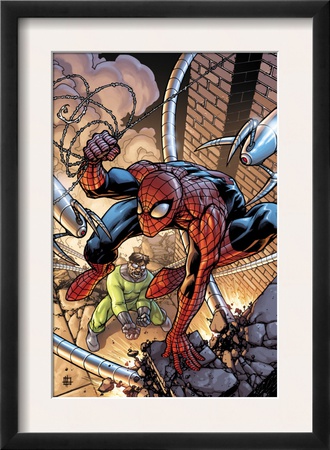 Marvel Adventures Spider-Man #45 Cover: Spider-Man And Doctor Octopus by Zach Howard Pricing Limited Edition Print image