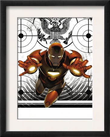 Invincible Iron Man #8 Cover: Iron Man by Salvador Larroca Pricing Limited Edition Print image