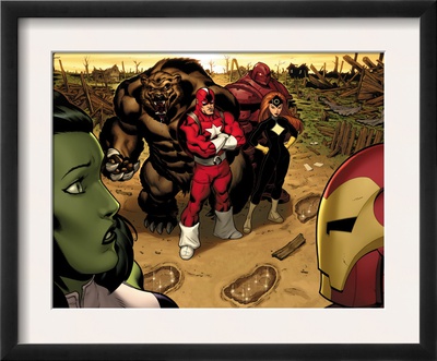 Hulk #1 Group: Red Guardian, Ursa Major And Darkstar by Ed Mcguiness Pricing Limited Edition Print image