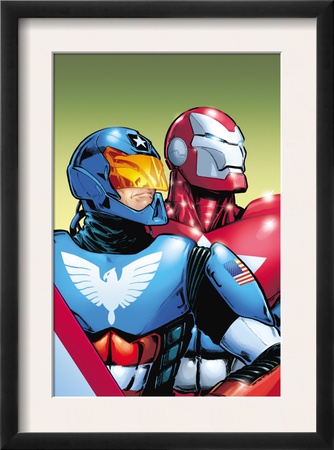 The Amazing Spider-Man #599 Cover: American Son And Iron Patriot by Phil Jimenez Pricing Limited Edition Print image