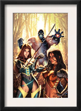 New Exiles #14 Cover: Marvel Universe by Alex Garner Pricing Limited Edition Print image