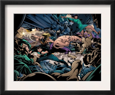 X-Factor #38 Group: Madrox, Strong Guy, Longshot And Monet by Larry Stroman Pricing Limited Edition Print image