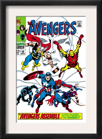 Giant-Size Avengers #1 Cover: Thor, Iron Man, Captain America And Black Panther by John Buscema Pricing Limited Edition Print image