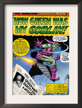 Dark Reign: The Goblin Legacy One-Shot Cover: Green Goblin And Spider-Man by John Romita Sr. Pricing Limited Edition Print image